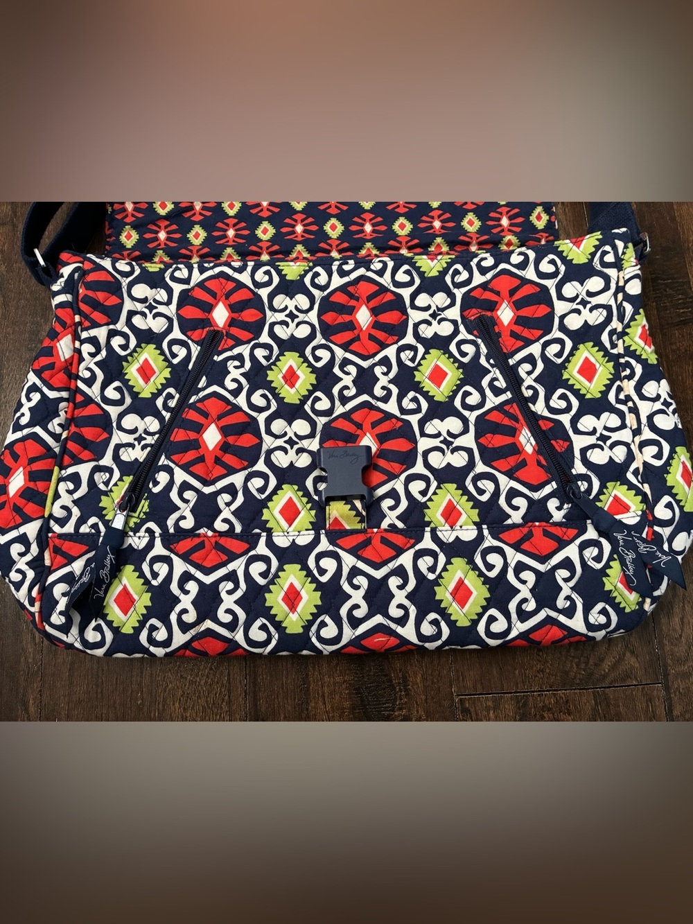 Vera Bradley Sun Valley Messenger Bag - Picture 8 of 14